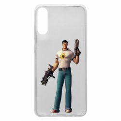 Чехол для Samsung A70 Serious Sam with guns - PrintSalon