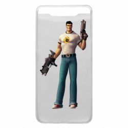Чехол для Samsung A80 Serious Sam with guns - PrintSalon