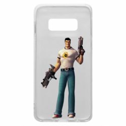 Чехол для Samsung S10e Serious Sam with guns - PrintSalon