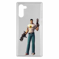 Чехол для Samsung Note 10 Serious Sam with guns - PrintSalon