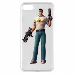 Чехол для iPhone SE 2020 Serious Sam with guns - PrintSalon