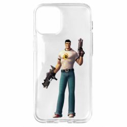 Чехол для iPhone 12 mini Serious Sam with guns - PrintSalon