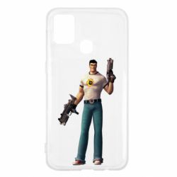 Чехол для Samsung M31 Serious Sam with guns - PrintSalon
