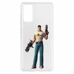Чехол для Samsung S20 FE Serious Sam with guns - PrintSalon