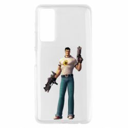 Чехол для Huawei P Smart 2021 Serious Sam with guns - PrintSalon