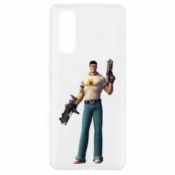 Чехол для Oppo Find X2 Serious Sam with guns - PrintSalon