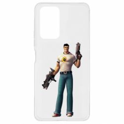Чехол для Xiaomi Redmi Note 10 Pro Serious Sam with guns - PrintSalon