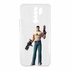 Чехол для Xiaomi Redmi 9 Serious Sam with guns - PrintSalon