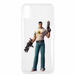 Чехол для Xiaomi Redmi 9a Serious Sam with guns - PrintSalon