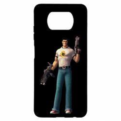 Чехол для Xiaomi Poco X3 Serious Sam with guns - PrintSalon