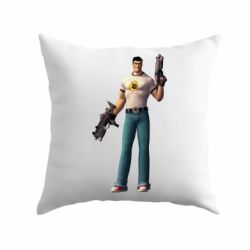 Подушка Serious Sam with guns - PrintSalon