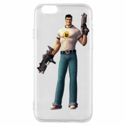 Чехол для iPhone 6/6S Serious Sam with guns - PrintSalon