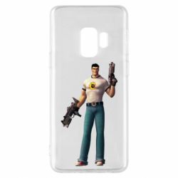 Чехол для Samsung S9 Serious Sam with guns - PrintSalon