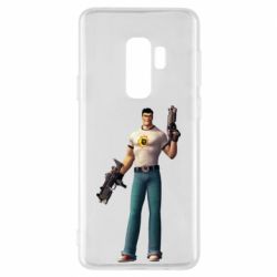 Чехол для Samsung S9+ Serious Sam with guns - PrintSalon