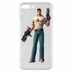 Чехол для iPhone 8 Plus Serious Sam with guns - PrintSalon