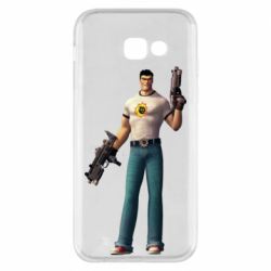Чехол для Samsung A5 2017 Serious Sam with guns - PrintSalon