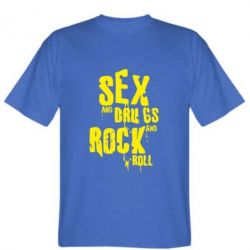 Мужская футболка Stedman Sex, drugs and rock n roll