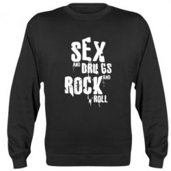 Cвитшот Sex, drugs and rock n roll-PrintSalon Cвитшот Sex, drugs and rock n roll