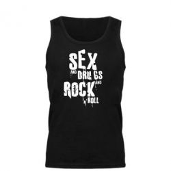 Майка чоловіча Sex, drugs and rock n roll