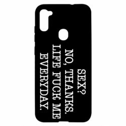 Чехол для Samsung A11/M11 Sex? No, tanks. - PrintSalon