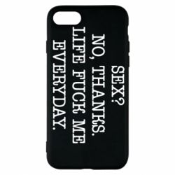 Чехол для iPhone 7 Sex? No, tanks. - PrintSalon
