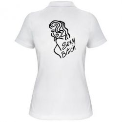 Женское поло Sexy Bitch - PrintSalon