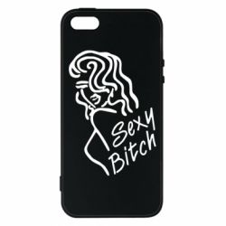 Чохол для iphone 5/5S/SE Sexy Bitch-PrintSalon Чохол для iphone 5/5S/SE Sexy Bitch