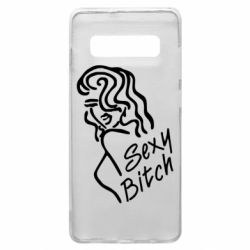 Чехол для Samsung S10+ Sexy Bitch - PrintSalon