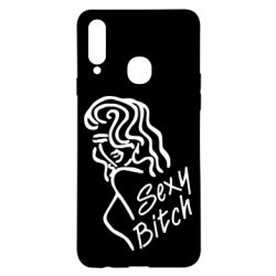 Чехол для Samsung A20s Sexy Bitch-PrintSalon Чехол для Samsung A20s Sexy Bitch