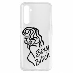 Чехол для Realme 6 Pro Sexy Bitch - PrintSalon