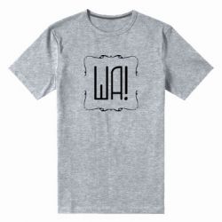 Чоловіча преміум футболка Ша - PrintSalon