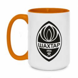 Чашка двухцветная 420ml Шахтар 1936 - PrintSalon