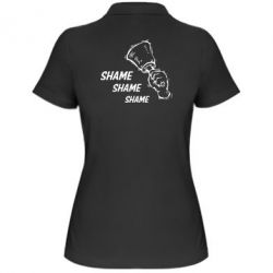 Жіноче поло Shame Shame Shame - PrintSalon