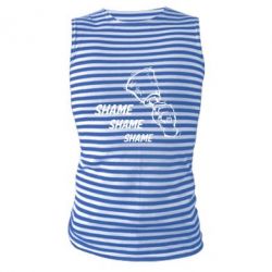 Майка-тільняшка Shame Shame Shame - PrintSalon