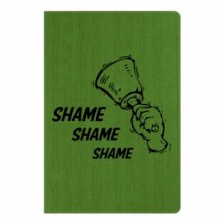 Блокнот з принтом Shame Shame Shame - PrintSalon