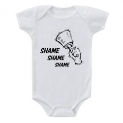 Дитячий бодік Shame Shame Shame - PrintSalon
