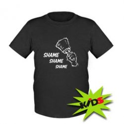 Дитяча футболка Shame Shame Shame - PrintSalon