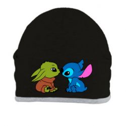 Шапка Baby Yoda And Stitch - PrintSalon