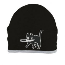 Шапка Cat with a knife
