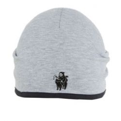 Шапка Death and cat - PrintSalon