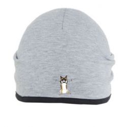 Шапка Grumpy Cat On The Rope - PrintSalon
