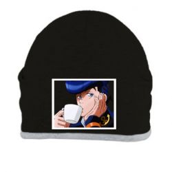 Шапка Higashikata Josuke drinking tea - PrintSalon