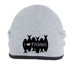 Шапка I Love Fishing - PrintSalon