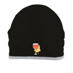 Шапка Качка і келих вина - PrintSalon