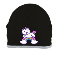 Шапка Котик-единорог