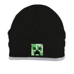 Шапка Minecraft minimalist Creeper - PrintSalon