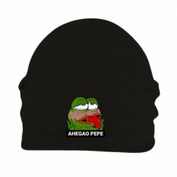 Шапка флисовая Аhegao PePe - PrintSalon