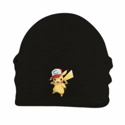 Шапка флисовая Ash's hat Pikachu - PrintSalon