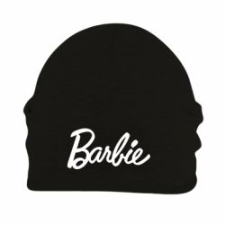 Шапка флисовая Барби Лого - PrintSalon