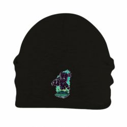 Шапка флисовая Cute Black panther - PrintSalon